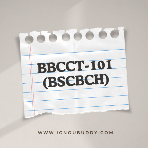 Just keep moving forward. BBCCT-101 | MOLECULES OF LIFE |  BACHELOR HONS. BIOCHEMISTRY (BSCBCH)